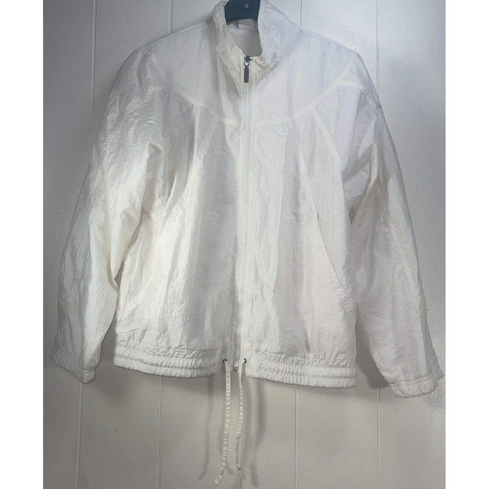 Rare Vintage Head Sportswear White Full Zip Windbreaker Jacket‎ Men's Medium